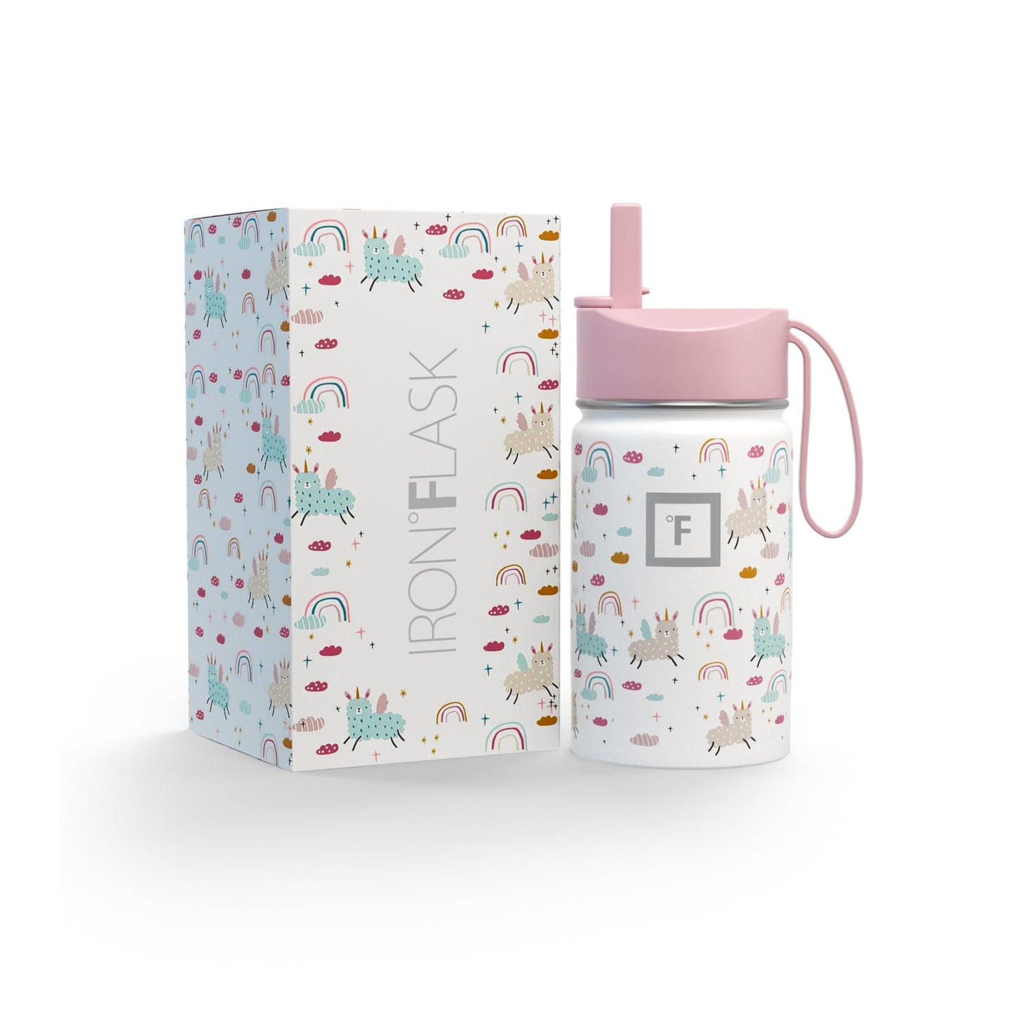 kids-water-bottle-t0 KC10ozBOXLOOK_LlamaRainbows.jpg